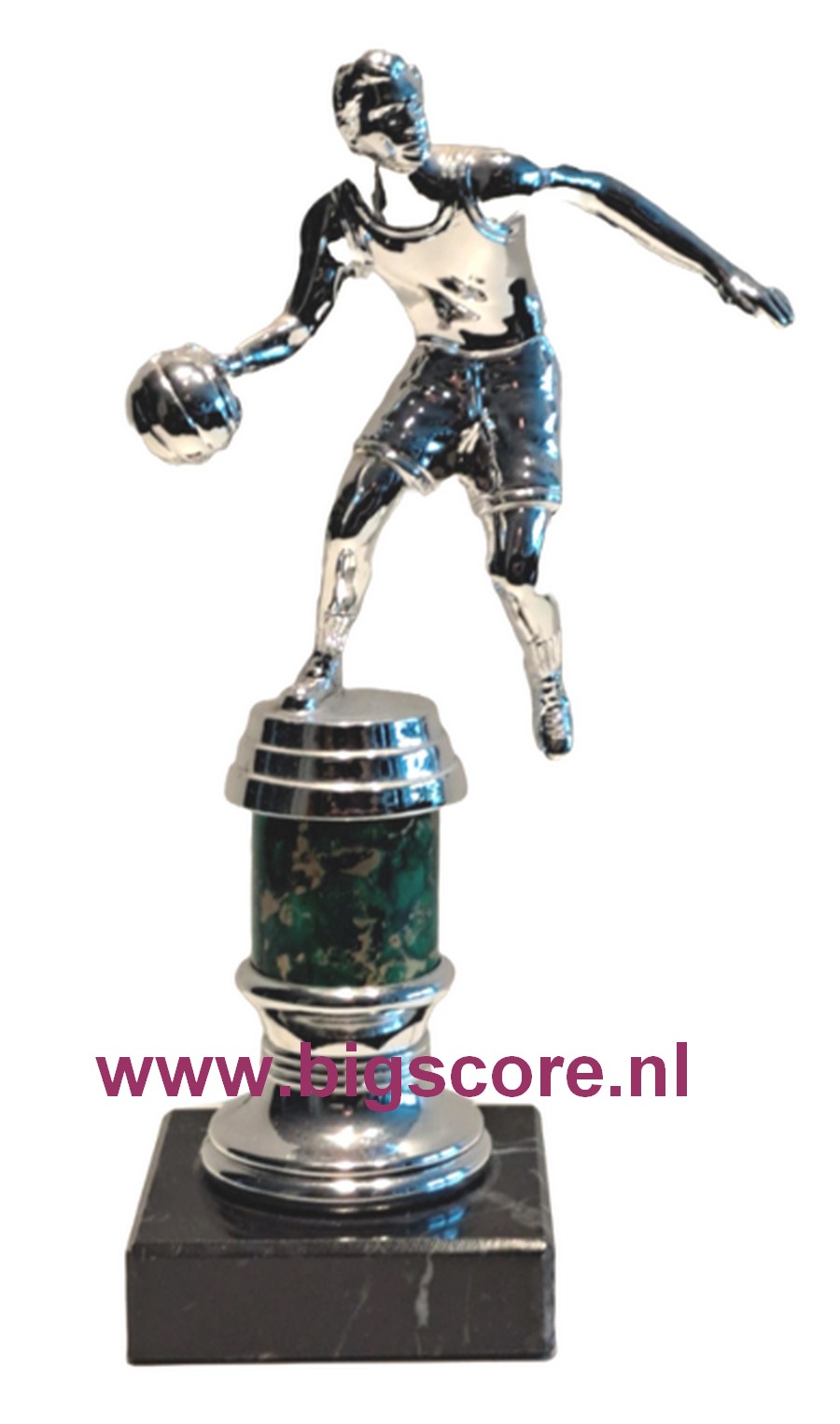 Basketbal BAS-05 Groen-Zilver LAATSTE OP=OP!!